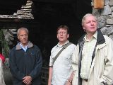 Lucien Marclay pr&eacute;sente les moulins, avec &agrave; ses c&ocirc;t&eacute;s Pierre-Alain Bezat et Pierre-Yves Pi&egrave;ce