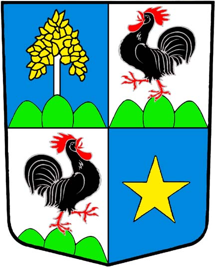Ecartelé: au I d