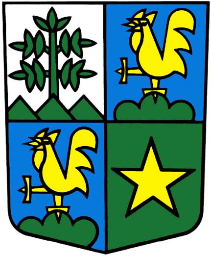 Ecartelé: au I d