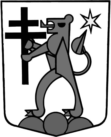 In Silber, auf grünem Dreiberg, ein roter Löwe, in seinen Vorderpranken ein rotes Patriarchenkreuz haltend und im linken Obereck begleitet von einem sechsstrahligen goldenen Stern